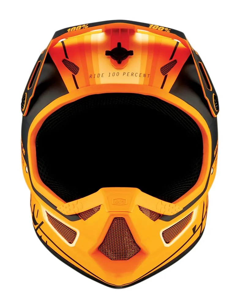 100% Status Helmet - Youth - Topenga Orange-Black - 2022