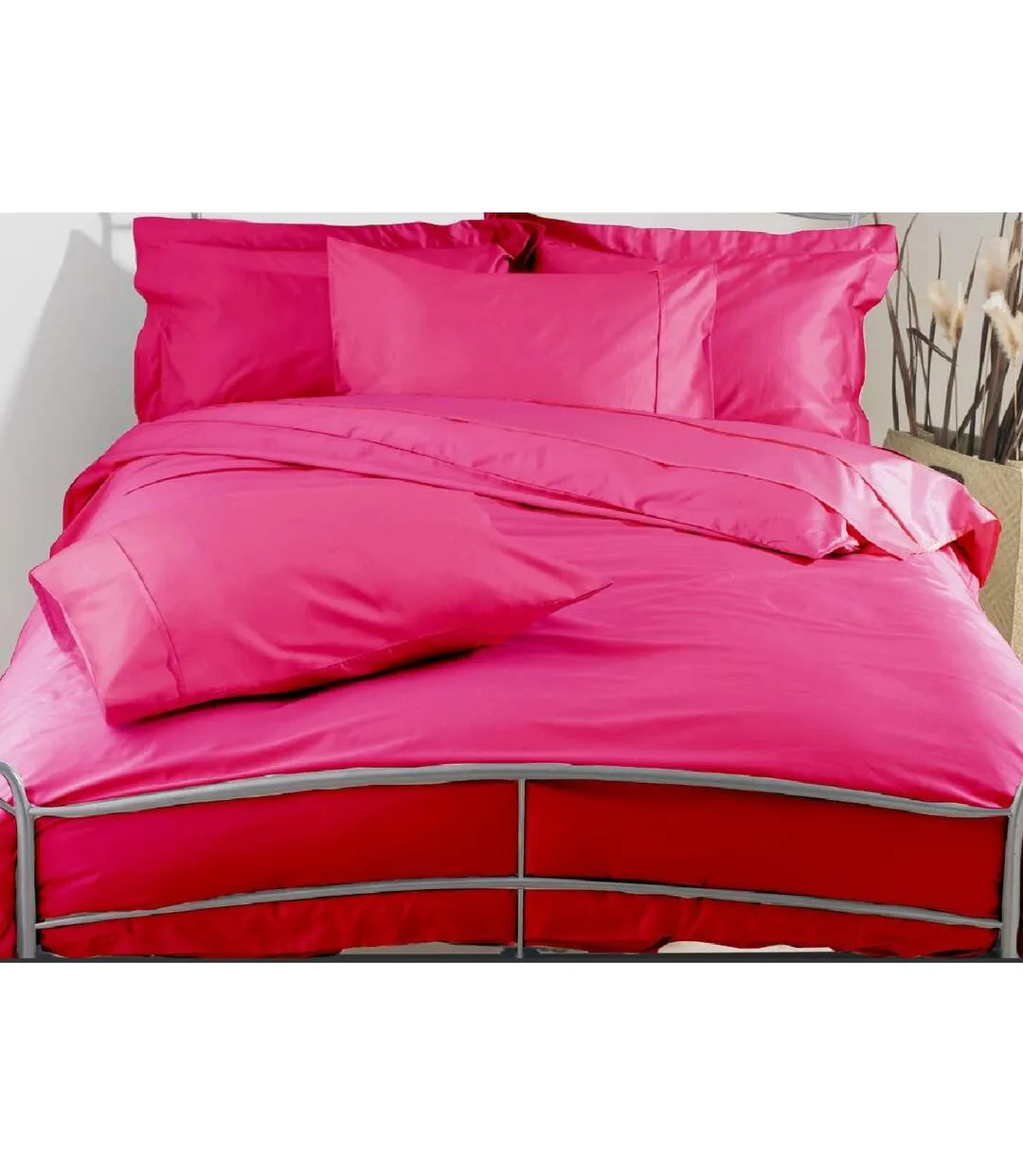 200 thread count egyptian blend duvet cover cerise pink Belledorm