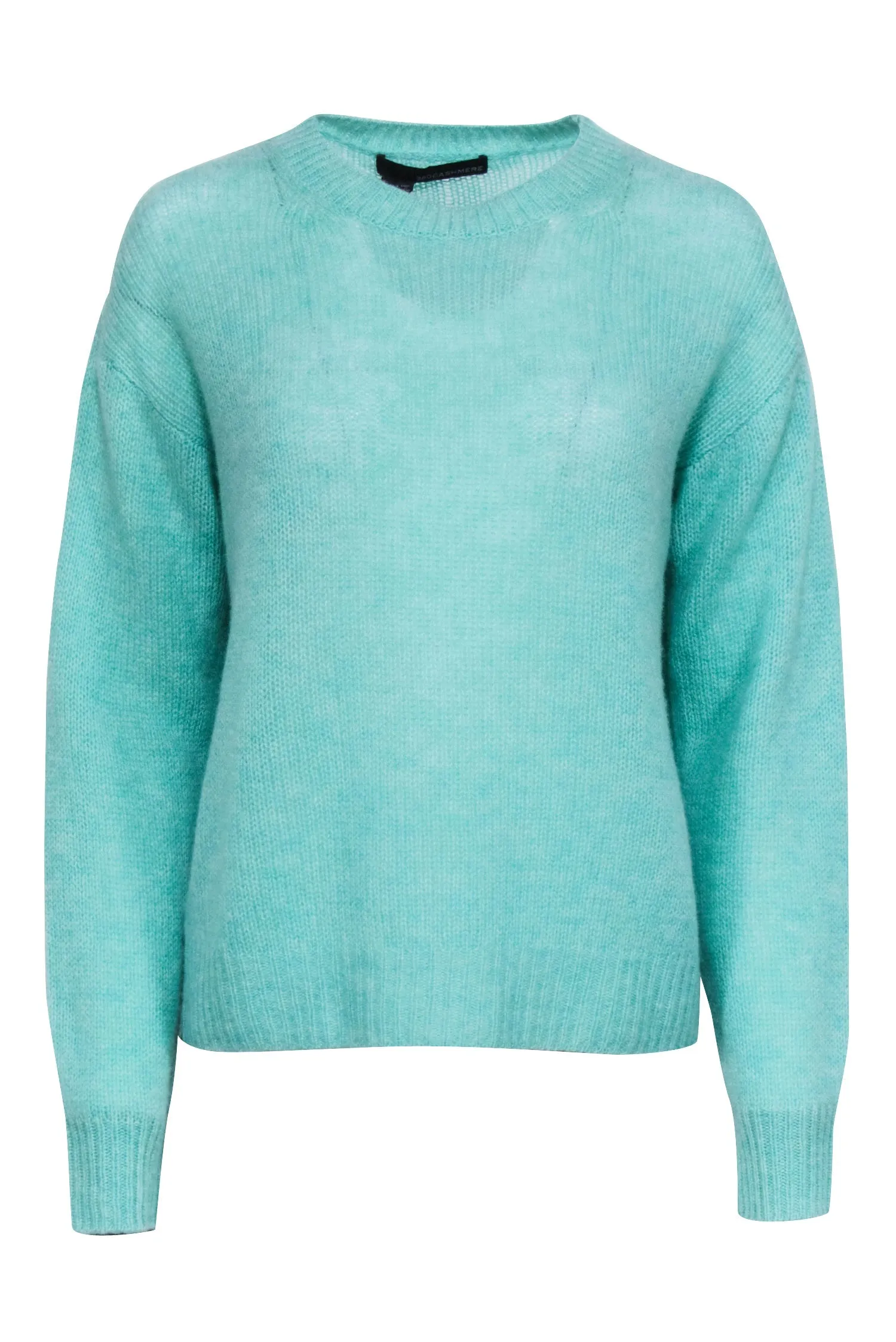 360 Cashmere - Seafoam Green Knit Crewneck Sweater Sz M