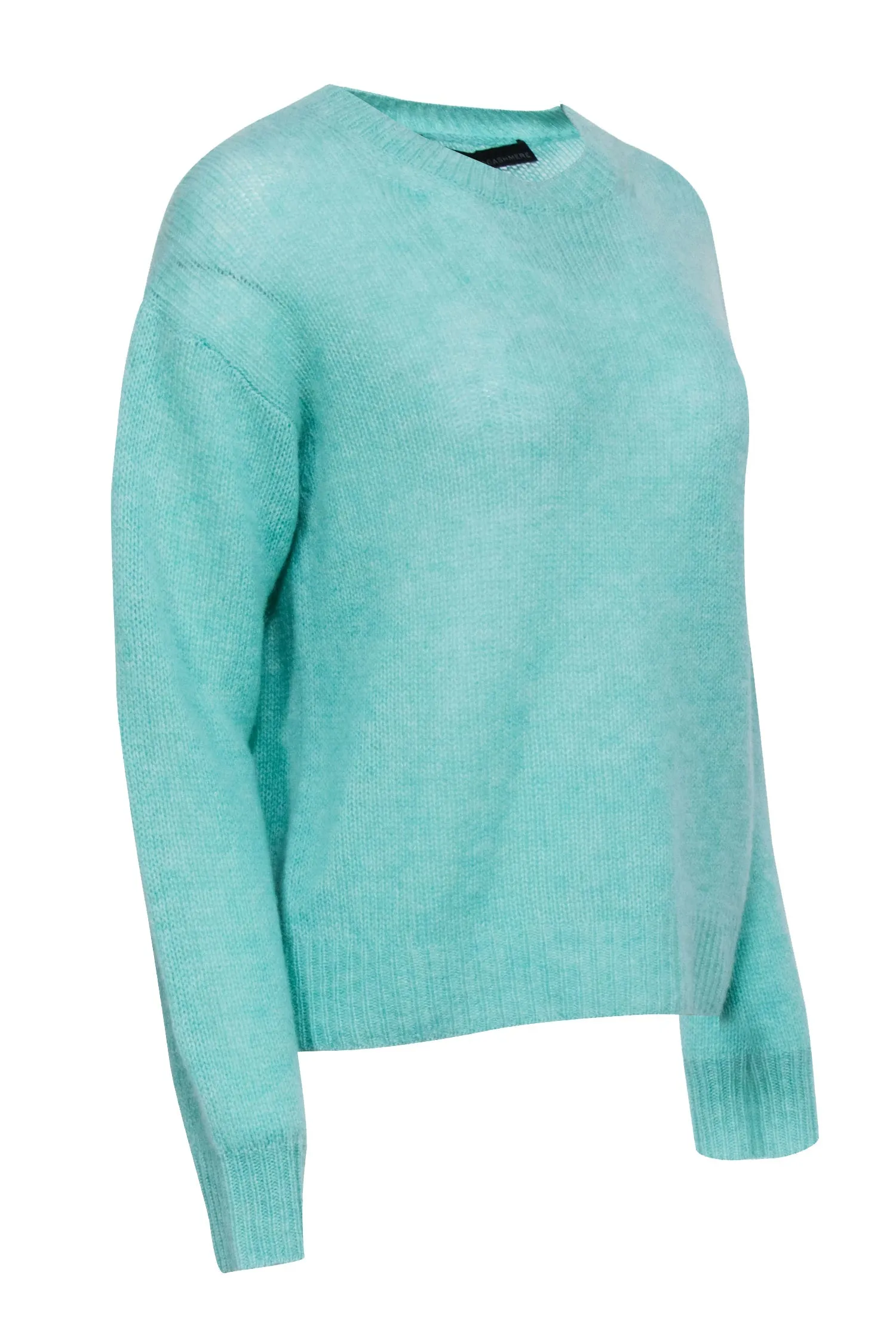 360 Cashmere - Seafoam Green Knit Crewneck Sweater Sz M