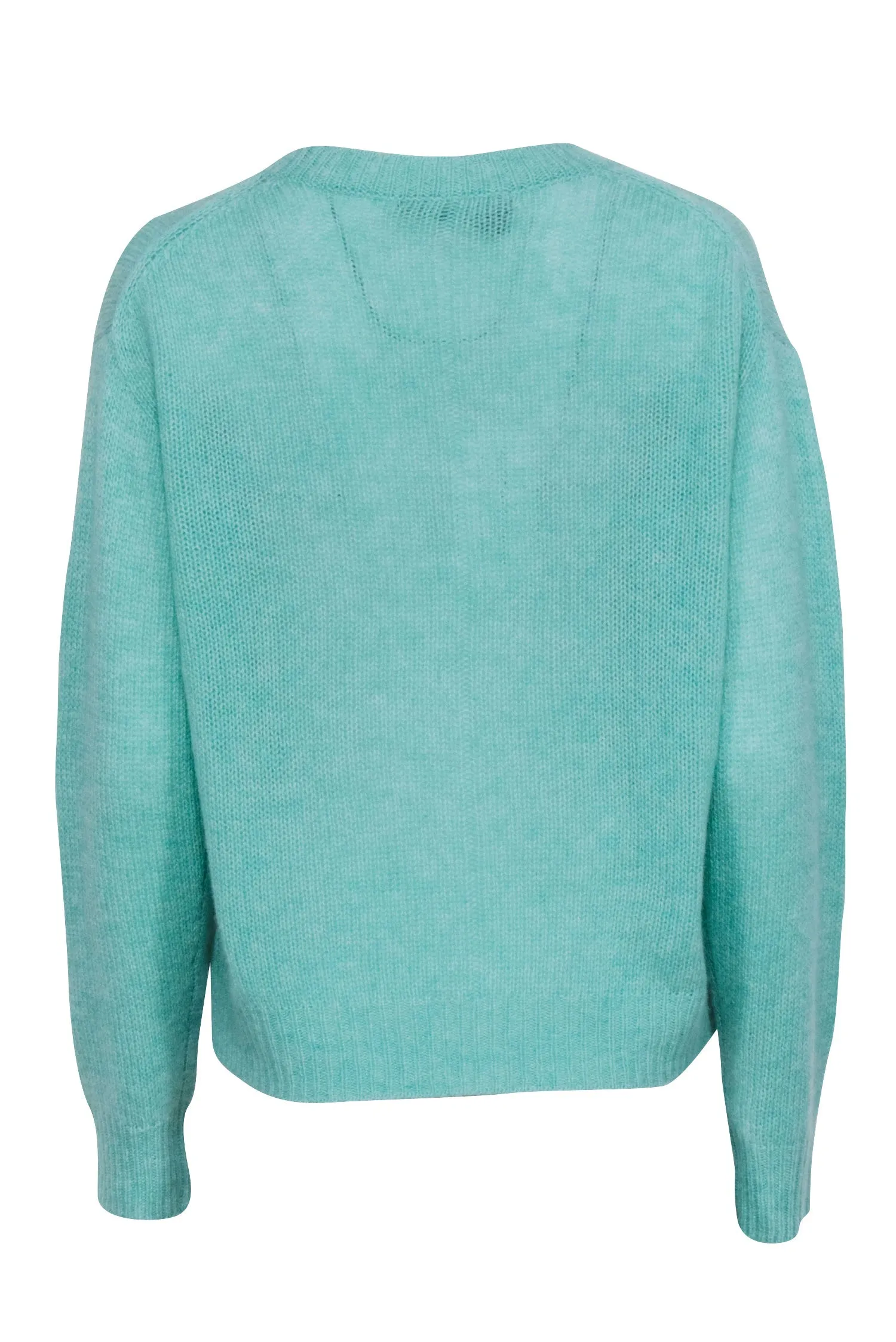 360 Cashmere - Seafoam Green Knit Crewneck Sweater Sz M