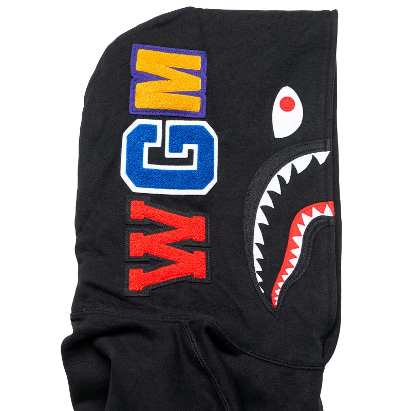 A Bathing Ape Shark Pullover Hoodie - Black