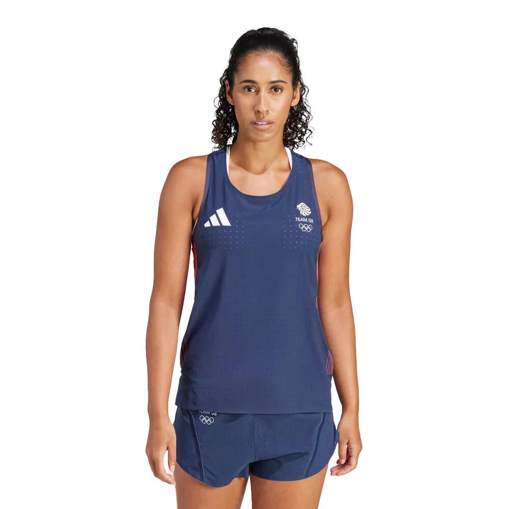 adidas Adizero Team GB Women's Running Vest - AW24