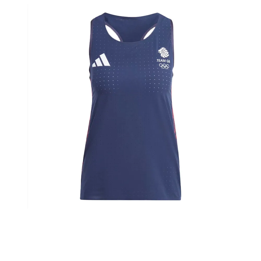 adidas Adizero Team GB Women's Running Vest - AW24