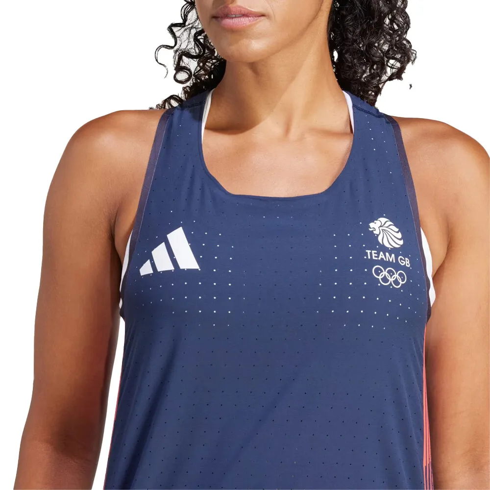 adidas Adizero Team GB Women's Running Vest - AW24