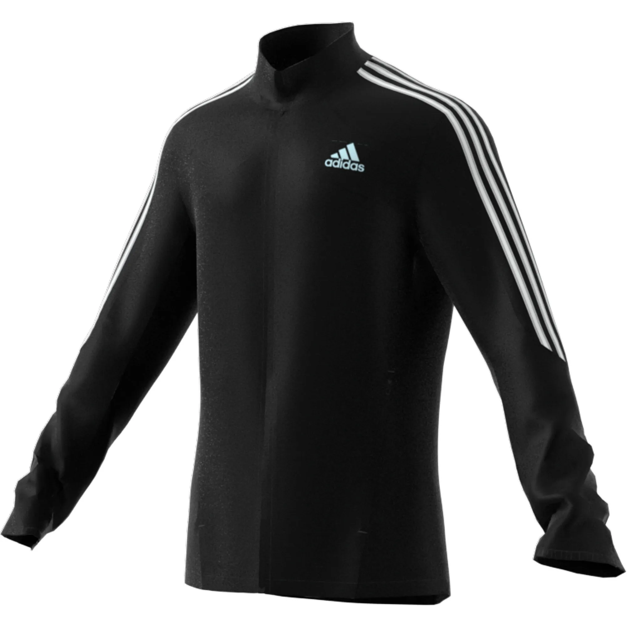 Adidas Men's Adidas Marathon Jacket 3 Stripe Black/White | Buy Adidas Men's Adidas Marathon Jacket 3 Stripe Black/Whit