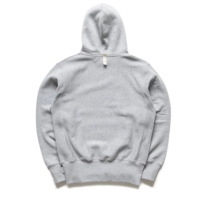 Advisory Board Crystals Hologram Fleece Terry PO Hoodie - Grey