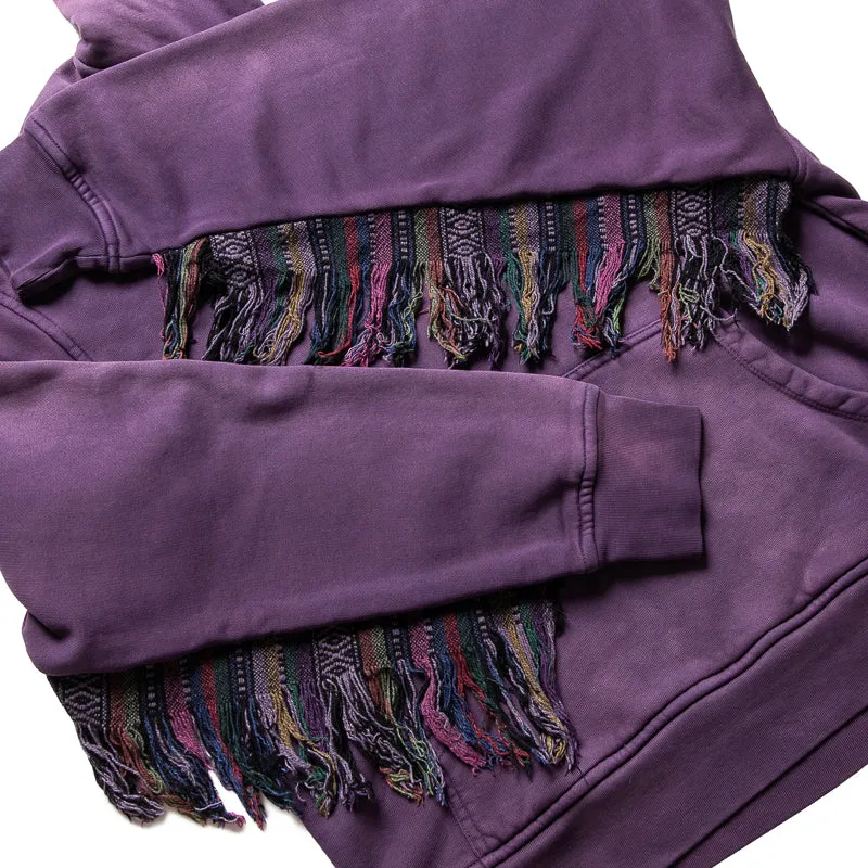 Alchemist Fringe Hoodie - Plum