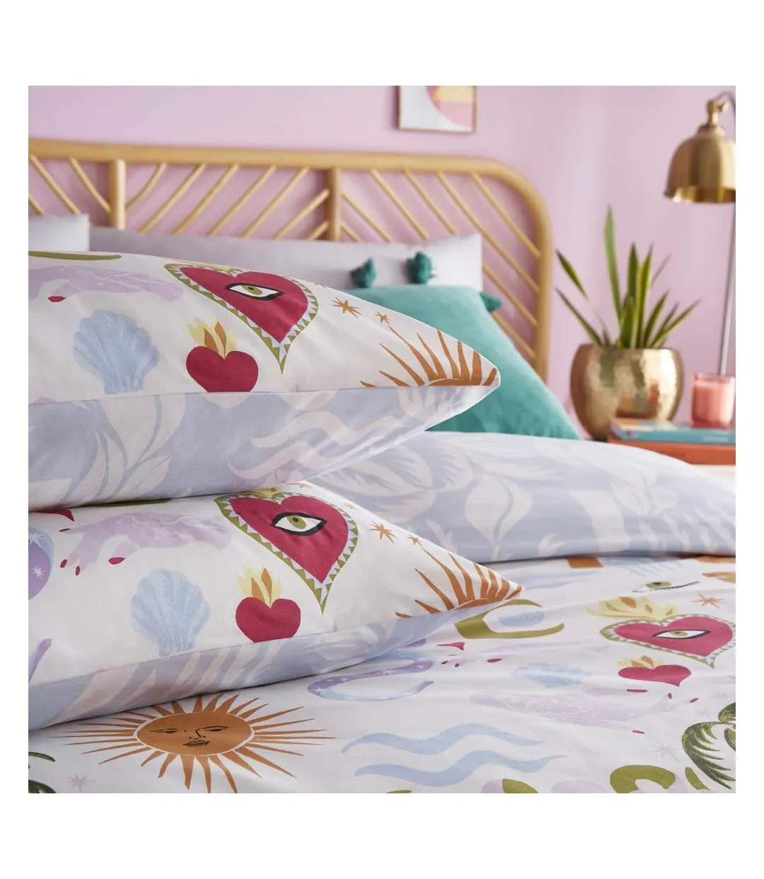 Alchemy abstract duvet cover set multicoloured Furn