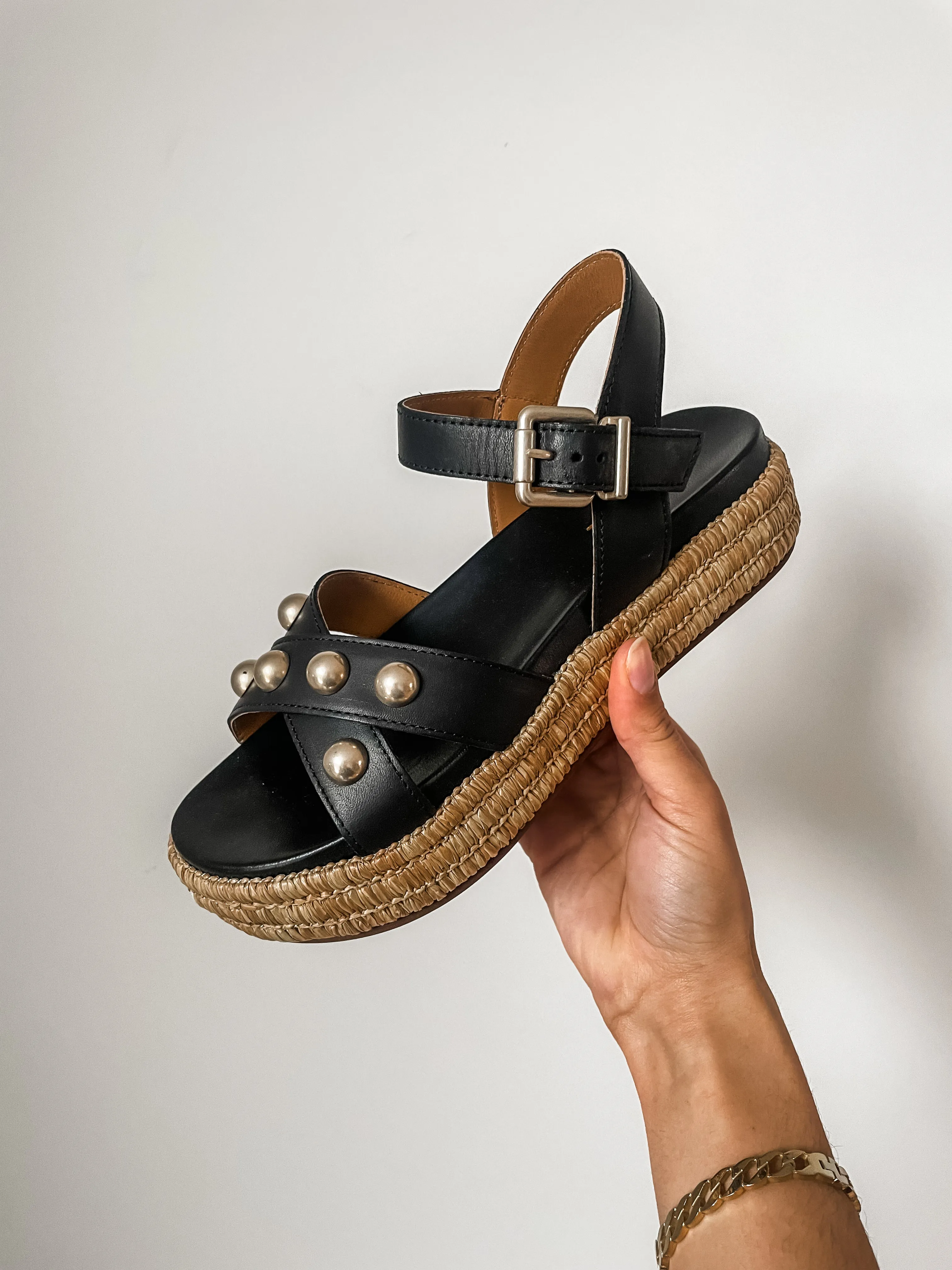 Alpe Bali Leather Flatform Sandals PREMIUM BRAND