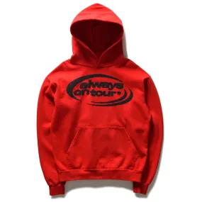 Always On Tour Spinner Hoodie - Red