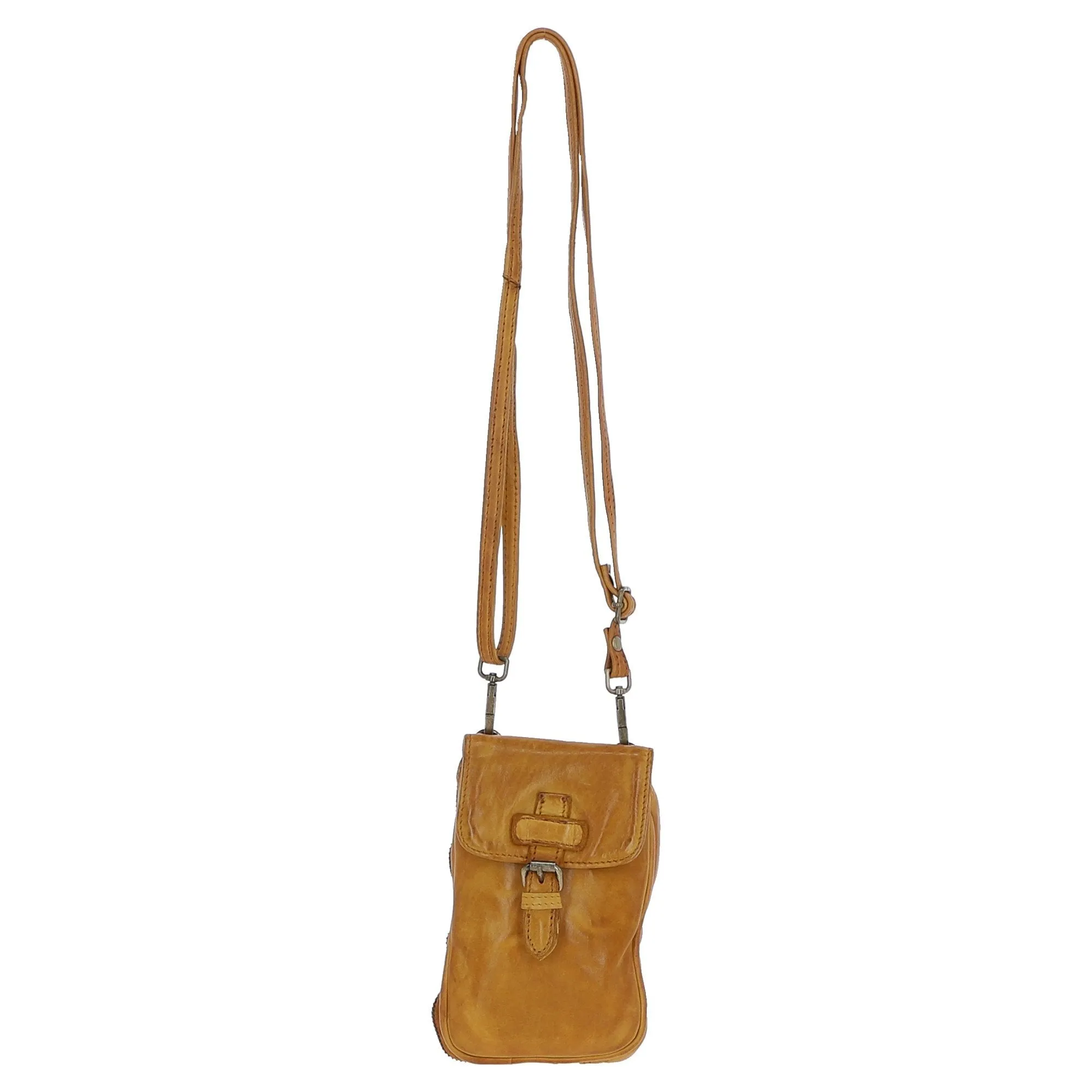 Ashwood Leather Crossbody Smart Phone Bag Yellow: D-99