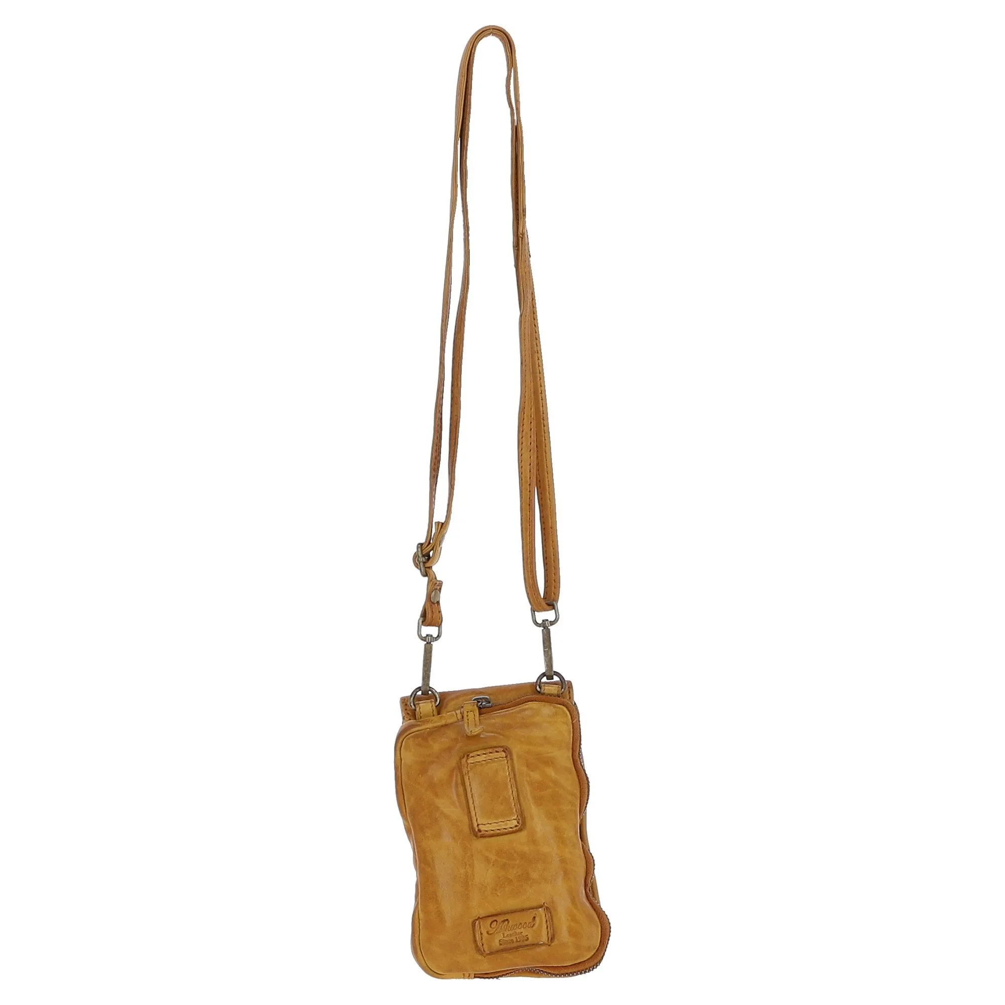 Ashwood Leather Crossbody Smart Phone Bag Yellow: D-99