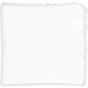 Baby Bloom Organics Pima Baby Blanket, White