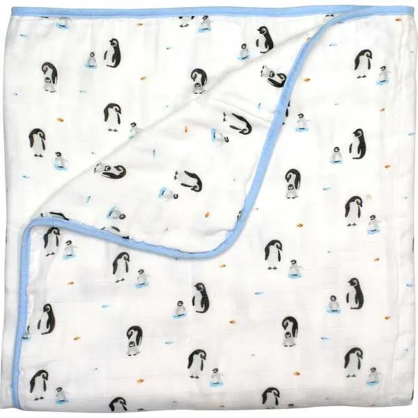 Bamboo Little Blanket, Penguin