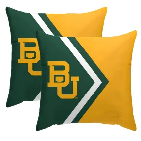 Baylor Bears 16'' x 16'' Side Arrow Poly Span Decor Pillows 2-Pack