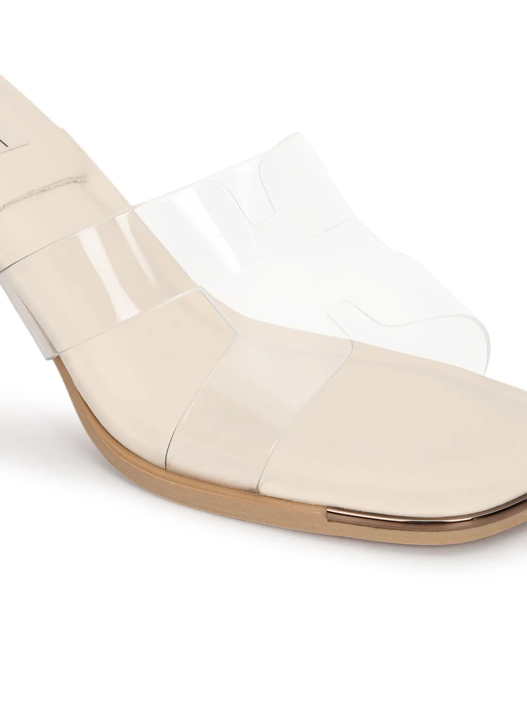 Beige PU Block Sandals (TC-RS3648-BEIG)