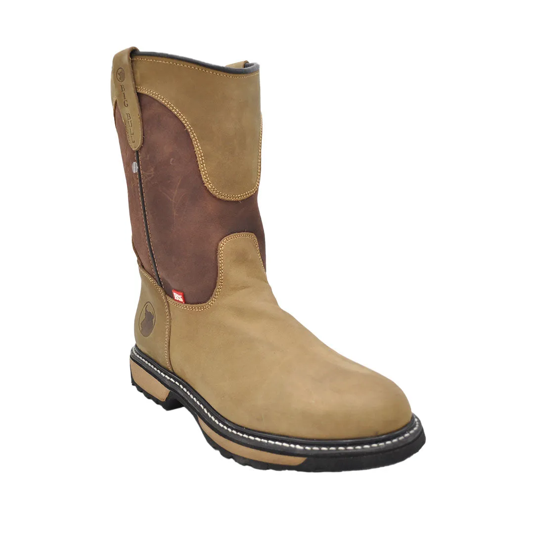 Big Bull Hornet Steel Toe Work Boot Brown