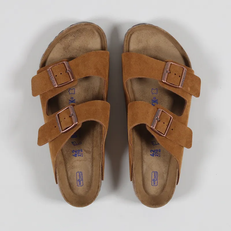 Birkenstock Arizona BS Sandals Suede Mink