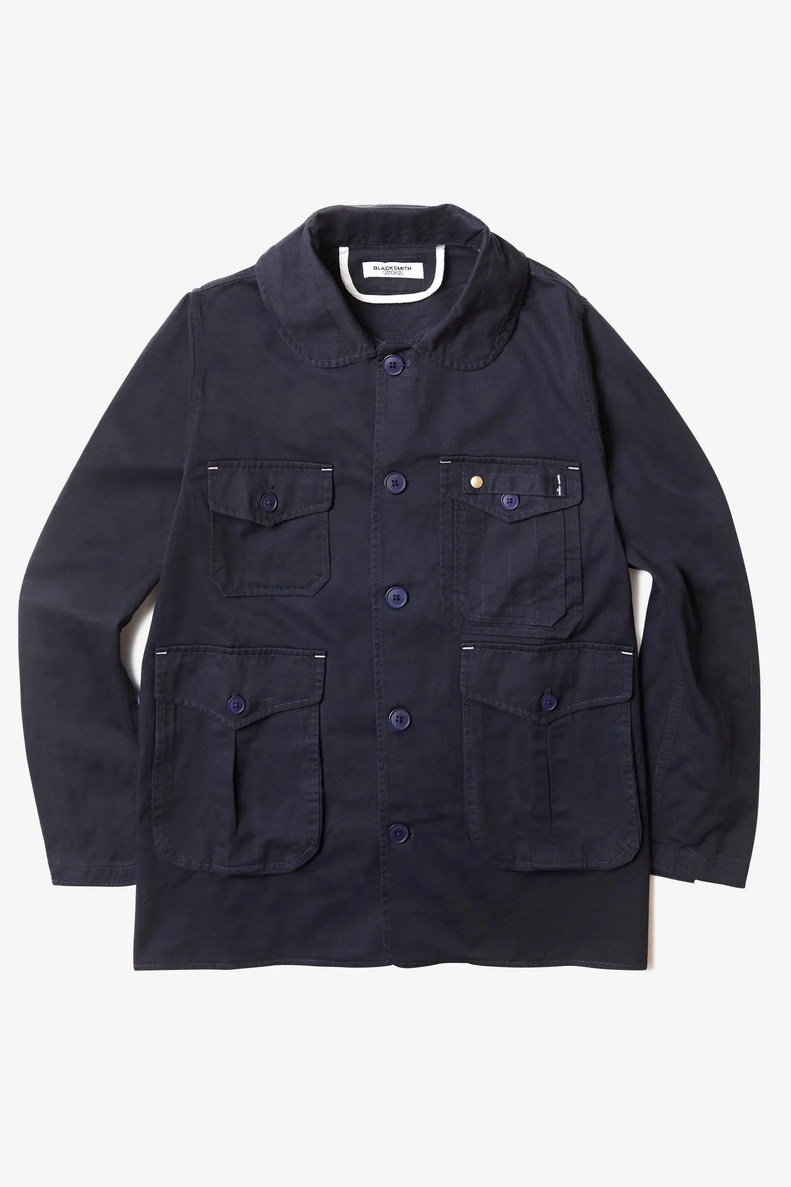 Blacksmith - Shawl Collar Work Jacket - Navy