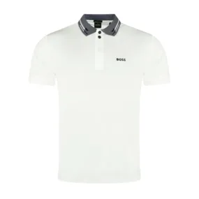 BOSS White Paddy Polo