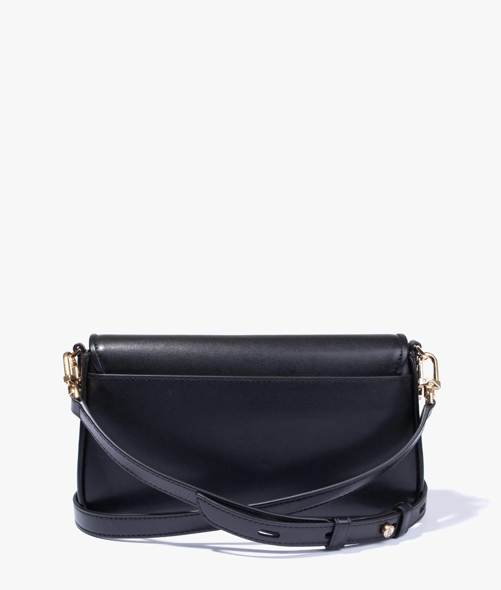 Bradshaw leather shoulder bag in black