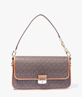 Bradshaw small logo convertable shoulder bag in brown