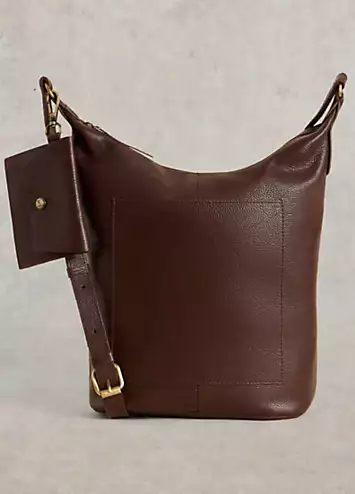 Brown Fern Leather Crossbody Bag by White Stuff | Look Again