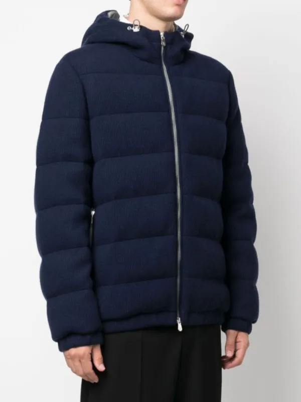 Brunello Knitted Padded Jacket | Luxury and style at your fingertips