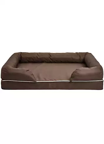 Bunty Brown Cosy Couch - Tough Water Resistant Mattress Dog Bed | Kaleidoscope