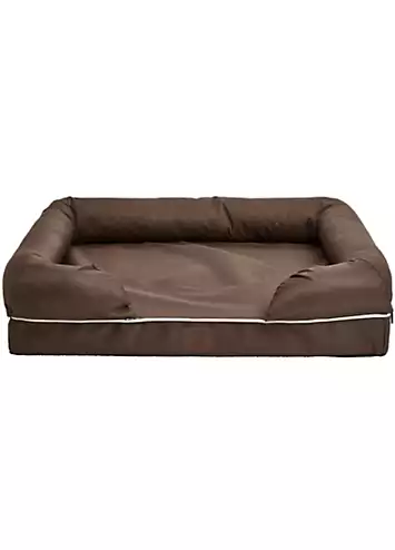 Bunty Brown Cosy Couch - Tough Water Resistant Mattress Dog Bed | Kaleidoscope