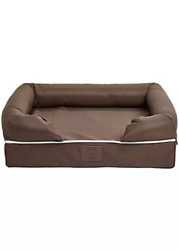 Bunty Brown Cosy Couch - Tough Water Resistant Mattress Dog Bed | Kaleidoscope