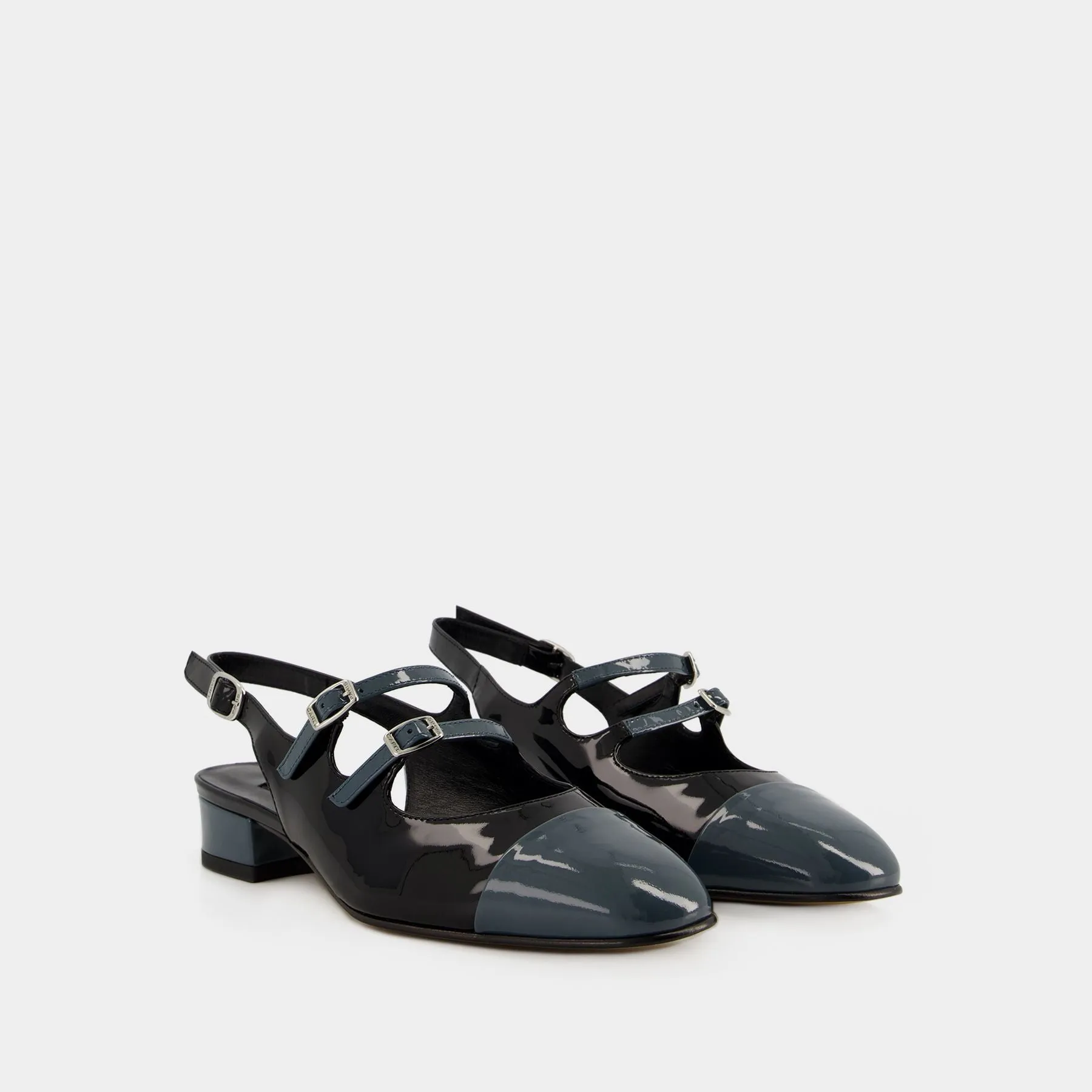 Carel  Abricot Sandals - Carel - Leather - Black/Blue