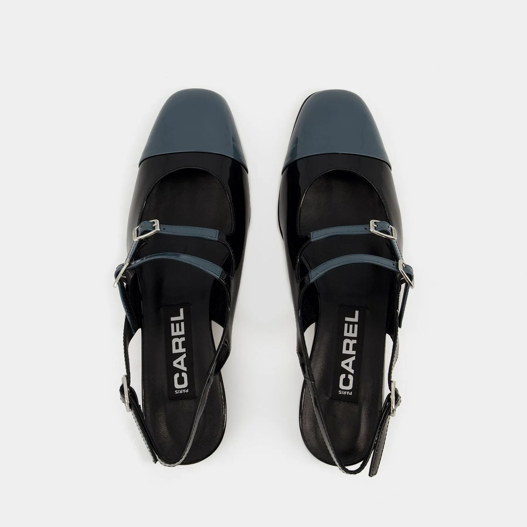 Carel  Abricot Sandals - Carel - Leather - Black/Blue