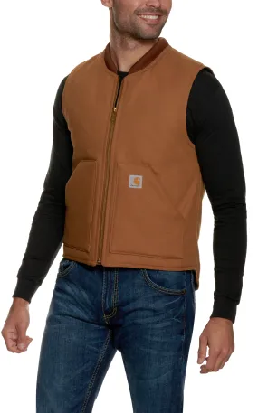 Carhartt Brown Quilt Lined Arctic Vest- Big & Tall Sizes