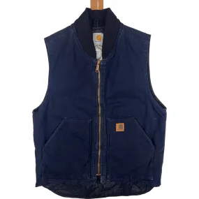 Carhartt Quilted Workwear Vest Navy V02 MDT