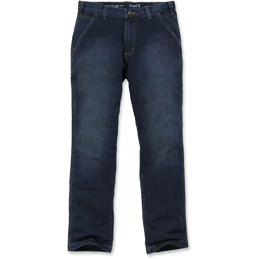 Carhartt Mens Rugged Flex Relaxed Fit Dungaree Denim Jeans