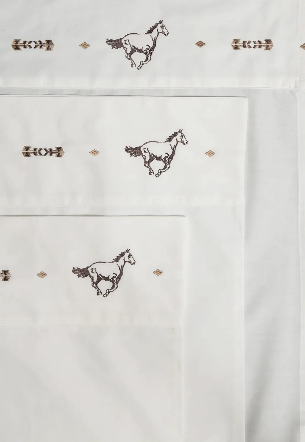 Carstens Horse Embroidered Sheet Set - Single