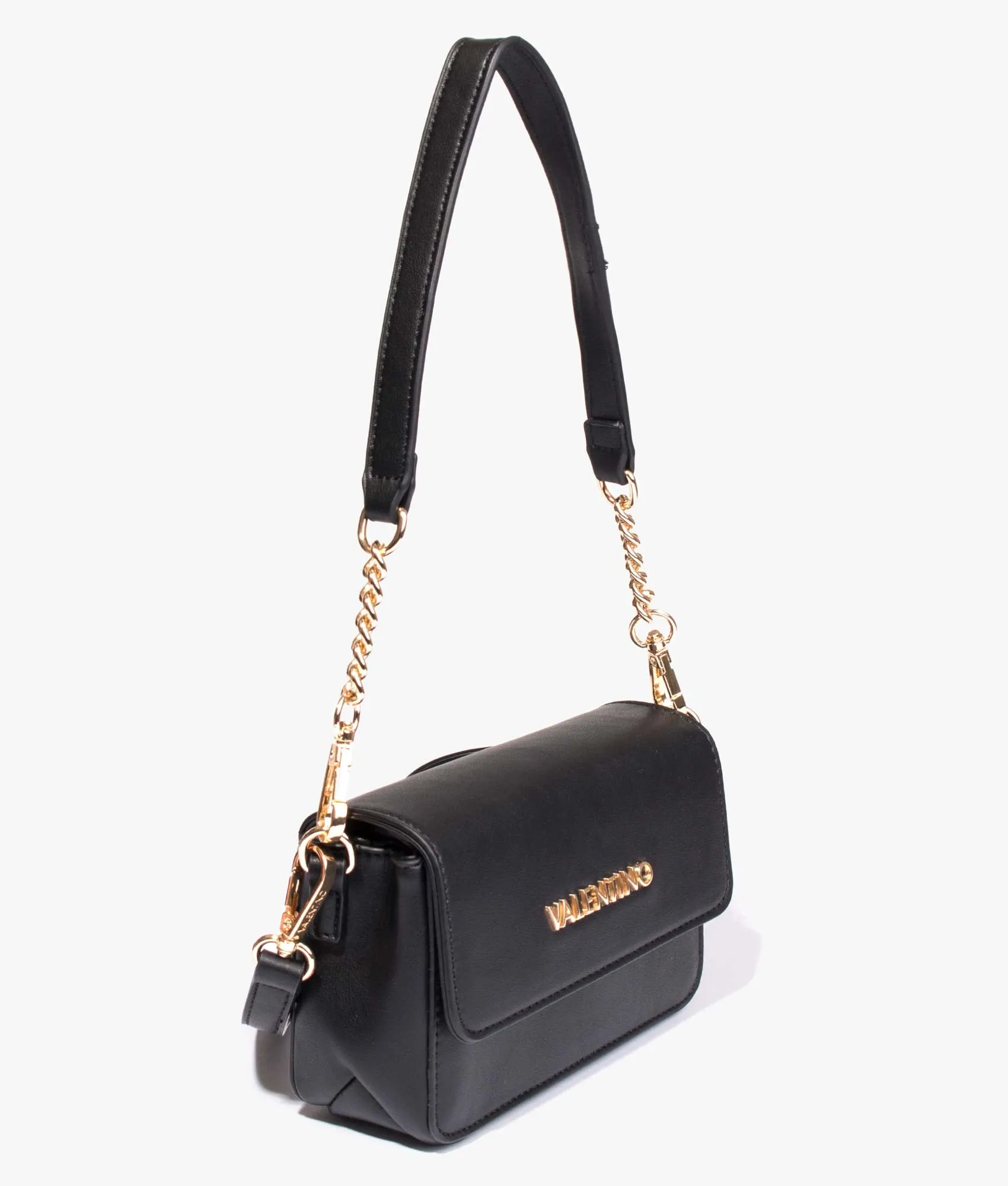 Champagne shoulder bag in black