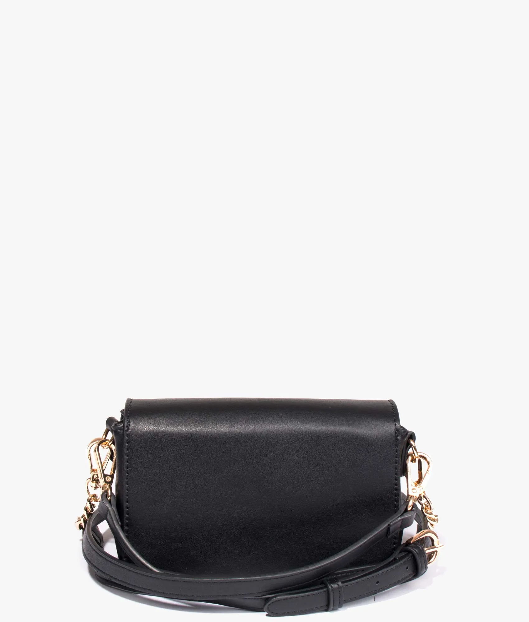 Champagne shoulder bag in black