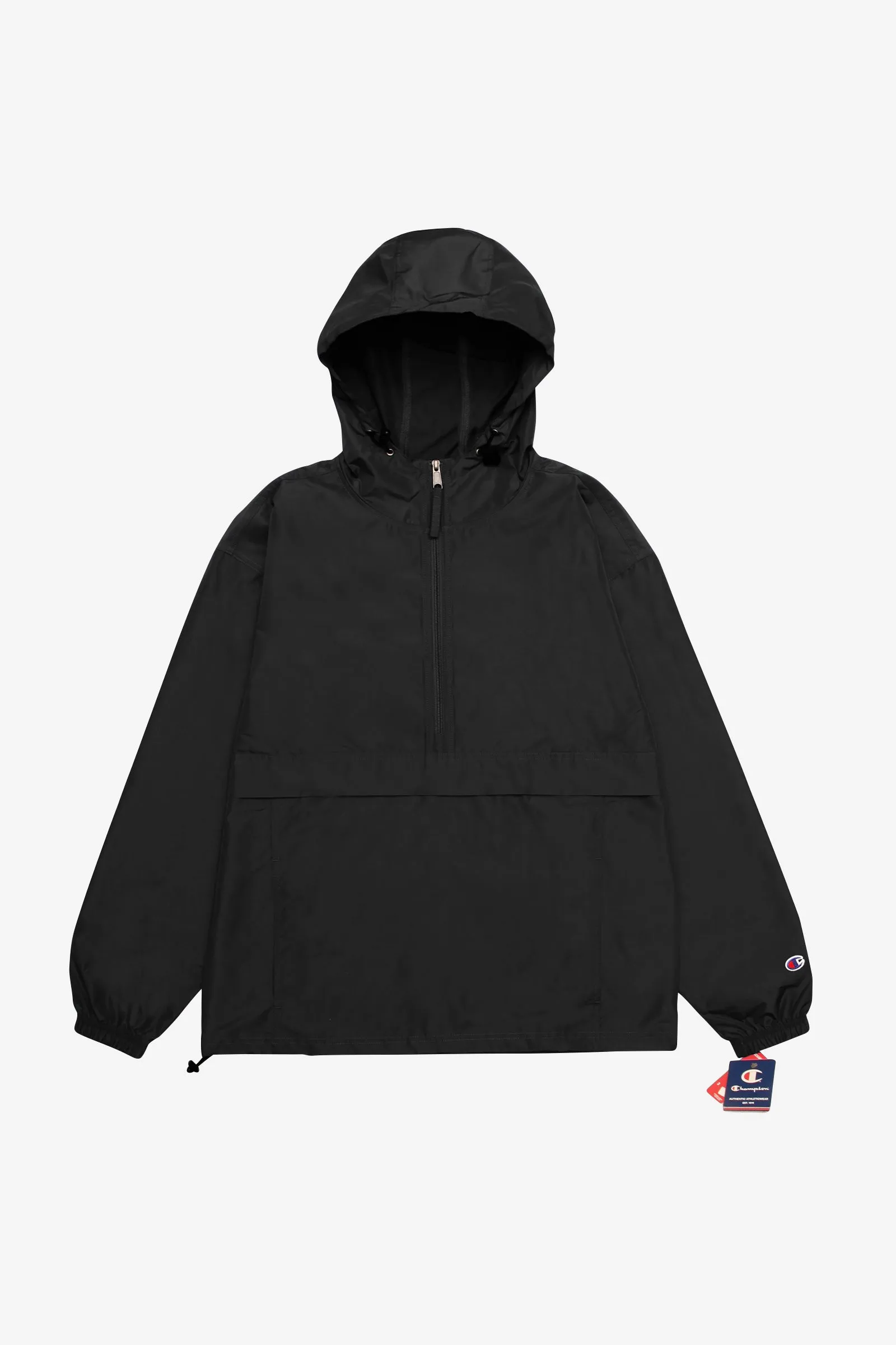 Champion - Packable Hooded Anorak Jacket - Black