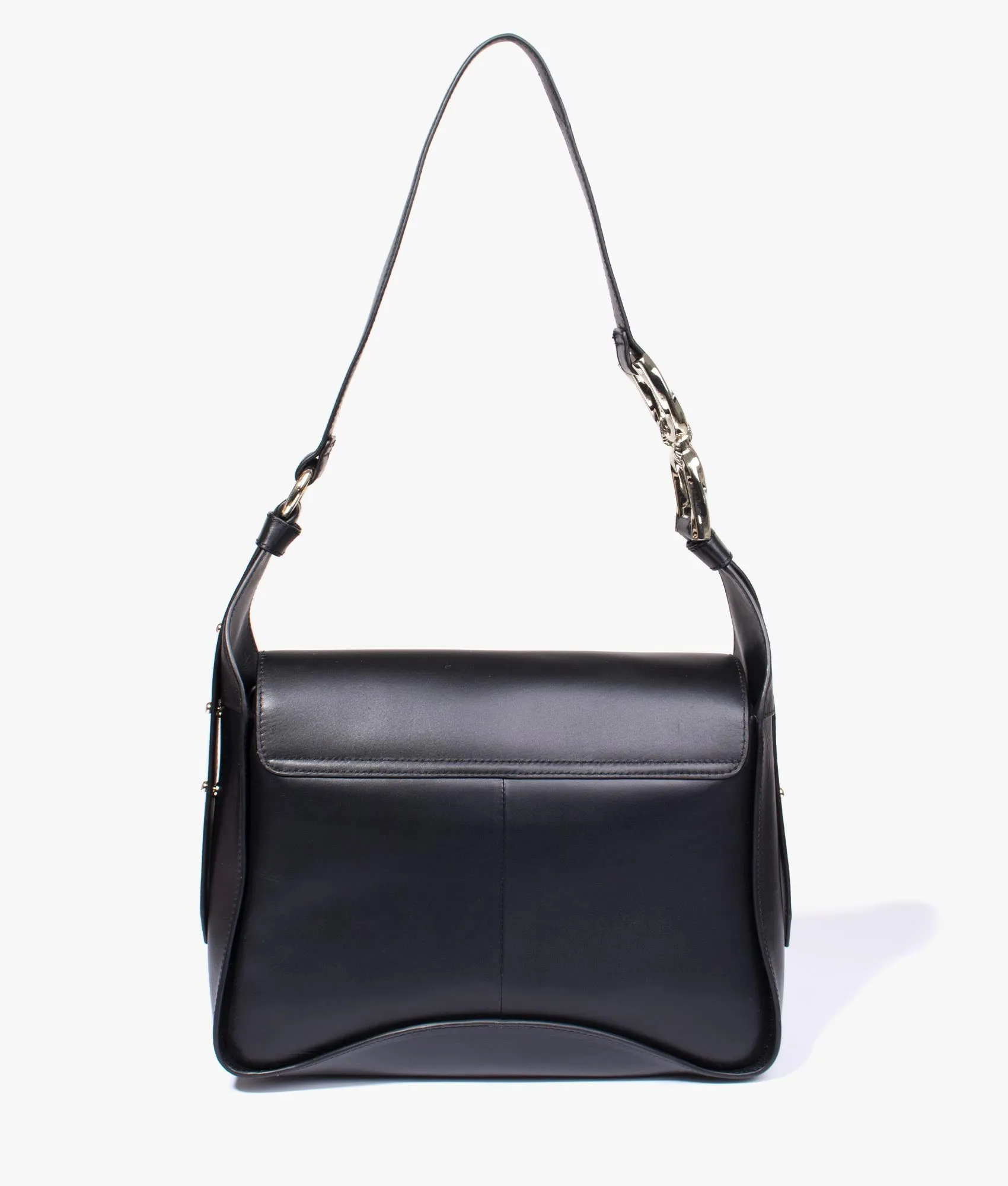 Cheriah chain detail mini shoulder bag in black