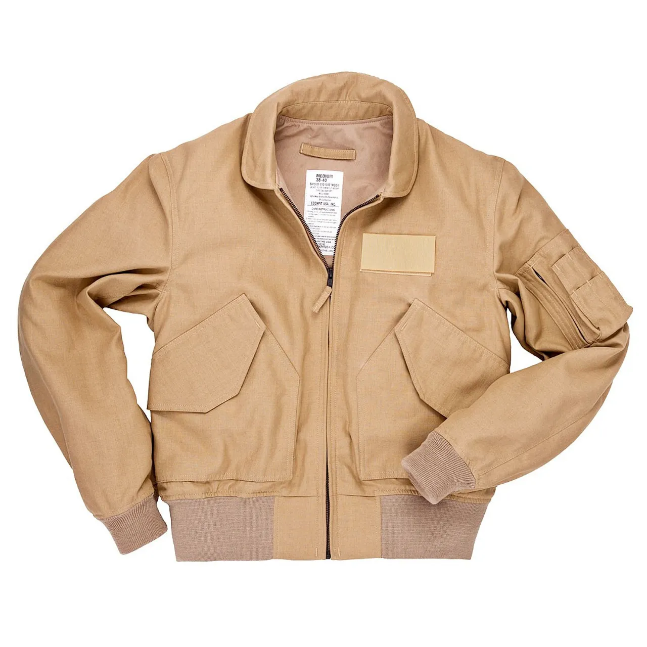 Cockpit USA  CWU Modified 36P FR Lightweight Jacket Tan USA Made