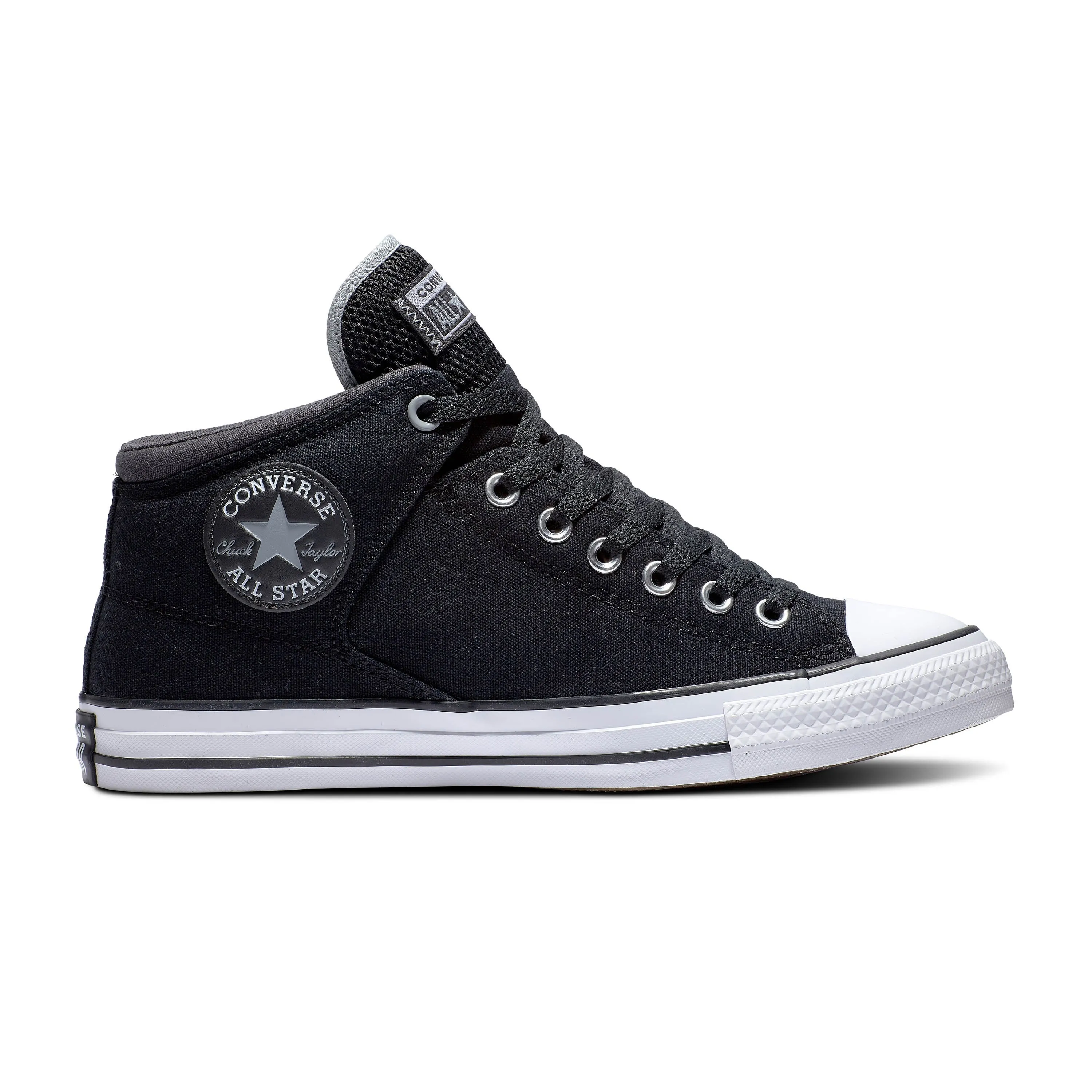 CONVERSE CHUCK TAYLOR CTAS HIGH STREET MID - BLACK/STORM WIND/ASH STONE