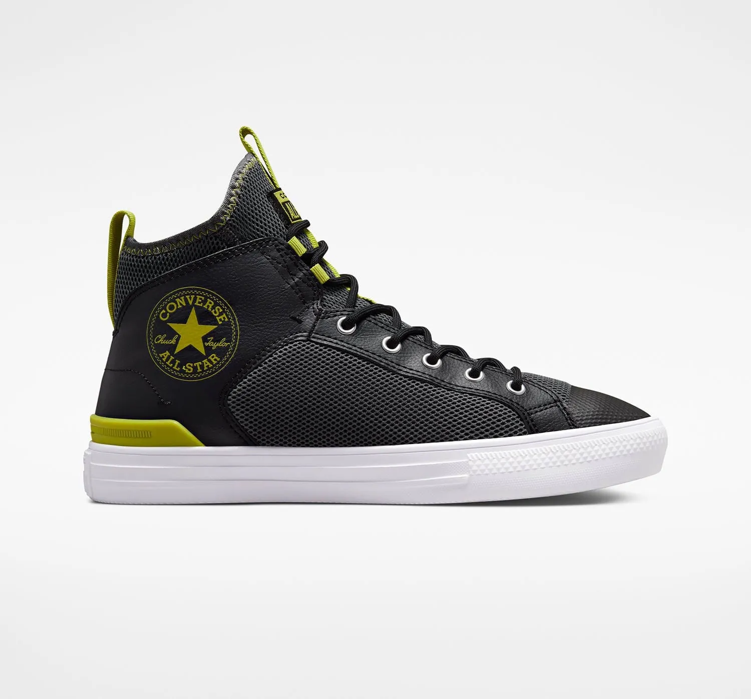 CONVERSE Converse Chuck Taylor All Star Ultra Mid - Black/Cyber Grey/Bright Bud