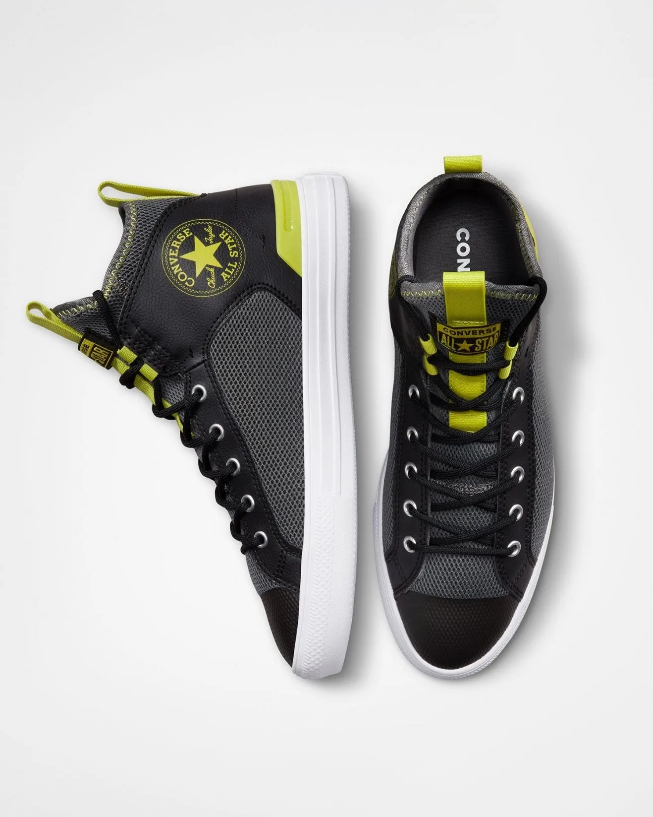 CONVERSE Converse Chuck Taylor All Star Ultra Mid - Black/Cyber Grey/Bright Bud