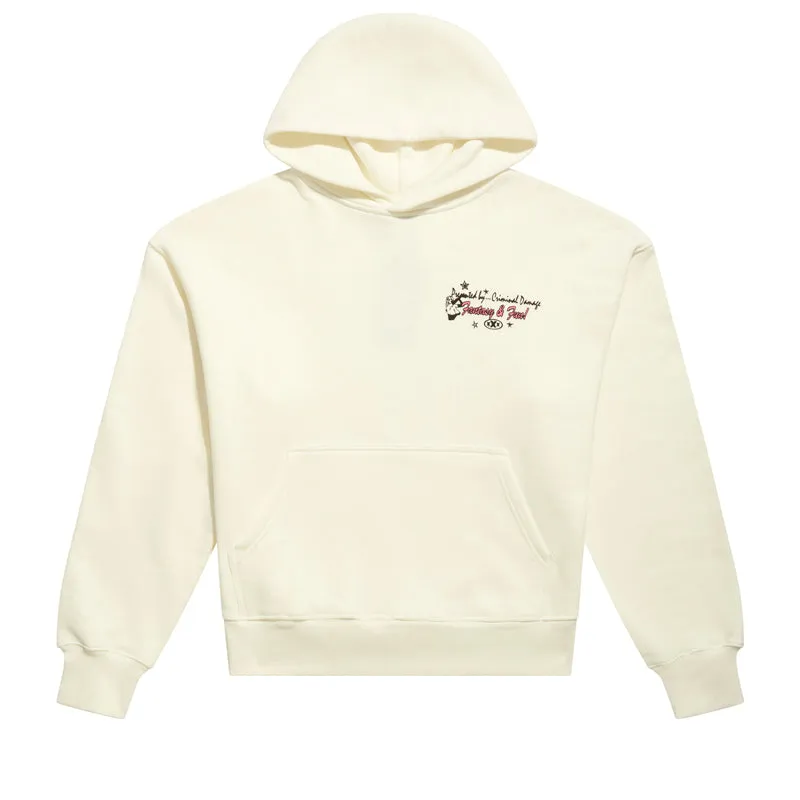 Criminal Damage Fantasy & Fun Hoodie - Off White