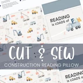 Cut & Sew (Fabric Panel) - Reading Pillow CONSTRUCTION