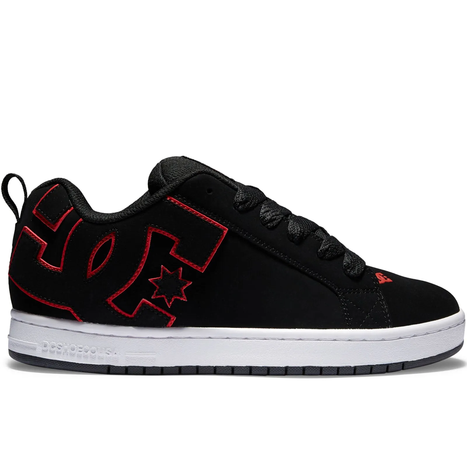 DC Shoes Mens Court Graffik Leather Trainers