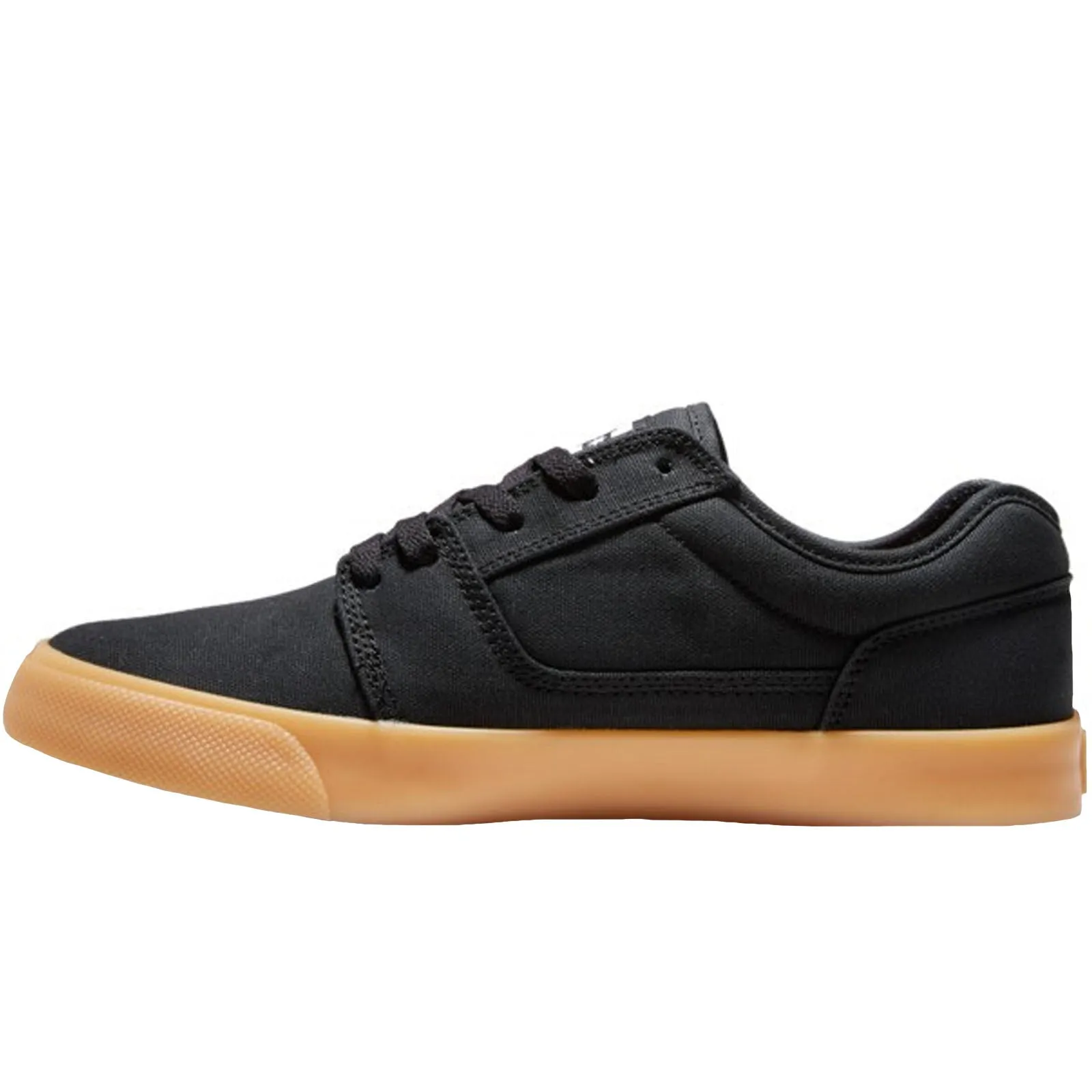 DC Shoes Mens Tonik TK Low Rise Canvas Trainers - Black